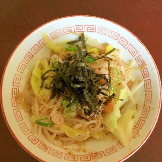 小エビ入り☆野菜油そば＠味噌味【今日の献立】